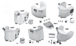 746EMAGFL Seamless Wrap Around Oil Tanks For Big Twins