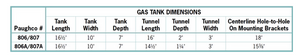 807-Paughco Wide Universal Mustang Tanks