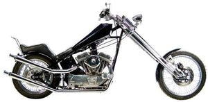 Upsweep Shotgun Exhaust Systems For 1986 - 2003 Rigid Frame Evolution Sportsters