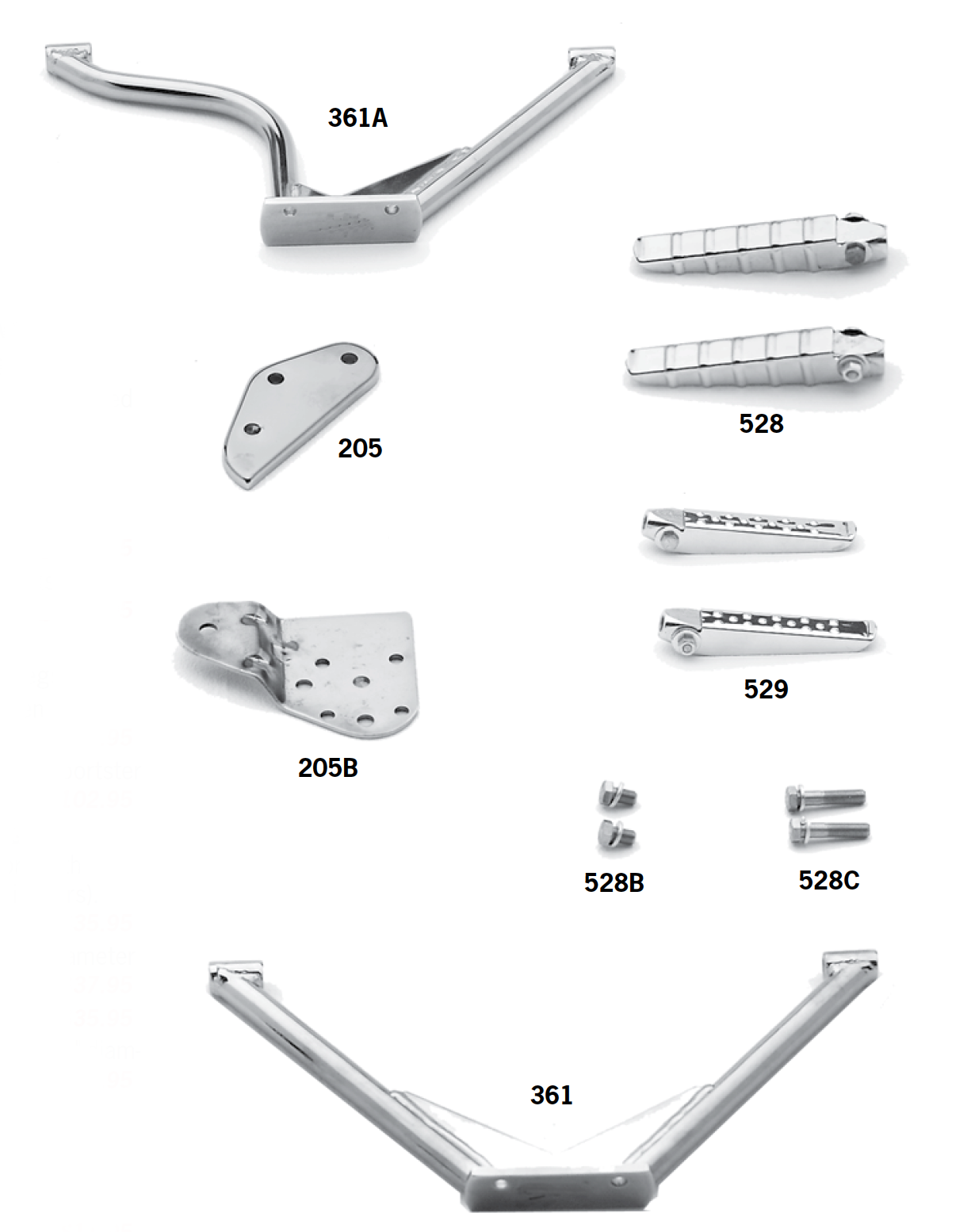 Custom Footpegs And Mounts  For Big Twins And Sportsters