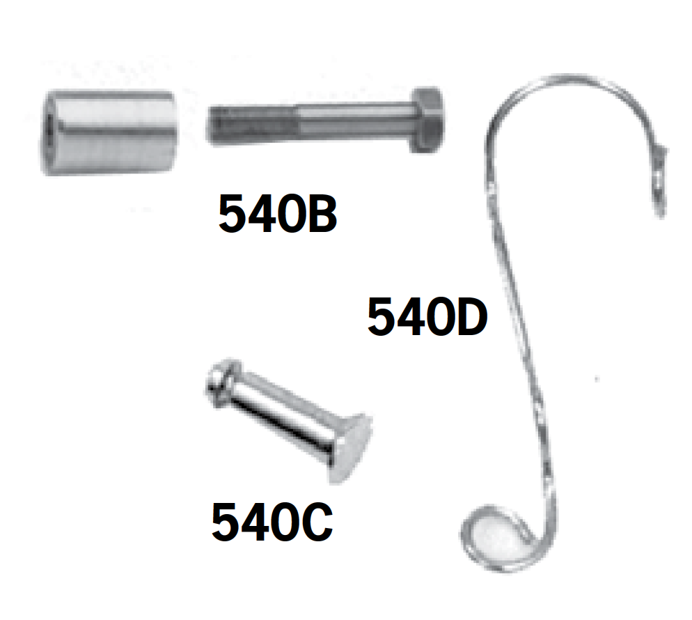 Seat T-Bar Hardware For Early Harley Pogo Seats