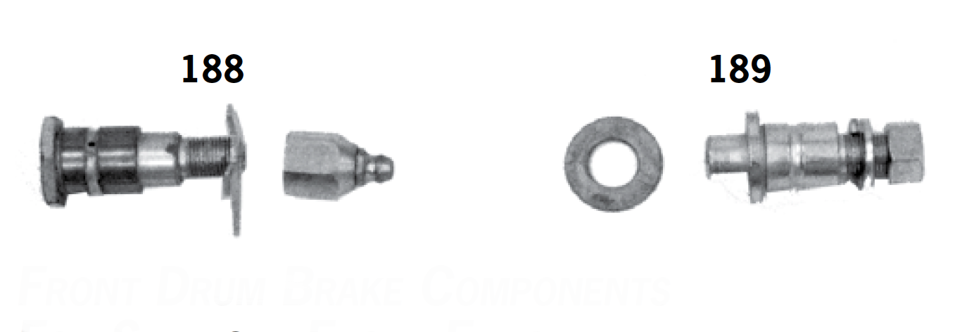 Front Drum Brake Components For Springer Front Ends