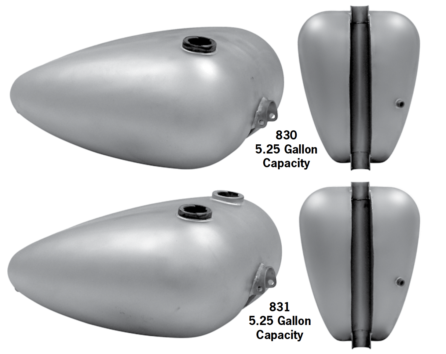 One-Piece Fat Bob Custom Tanks