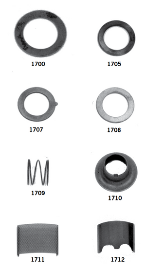 Lower End Spacers, Washers, And Bushings