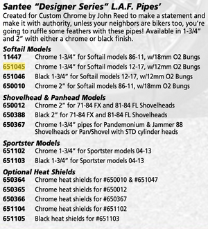 651045- Santee "designer series" L.A.F. Pipes'